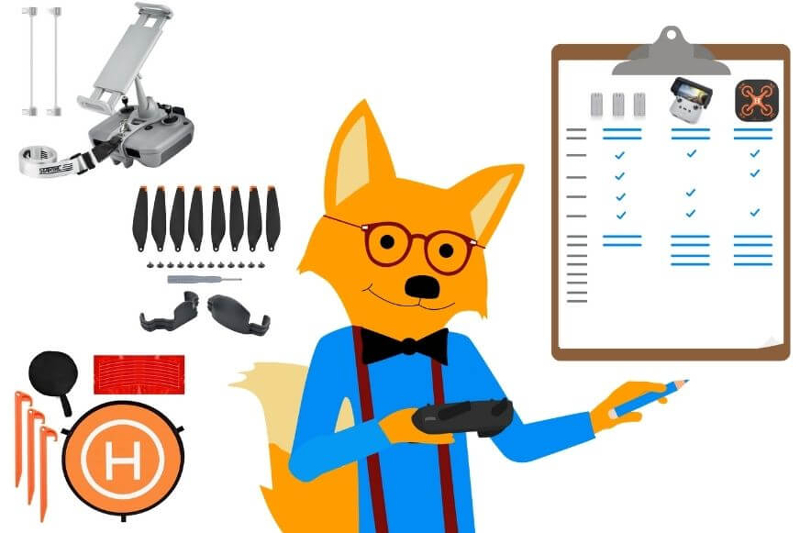 Der Smart-Home-Fox testet unterschiedliches Drohnen-Zubehör